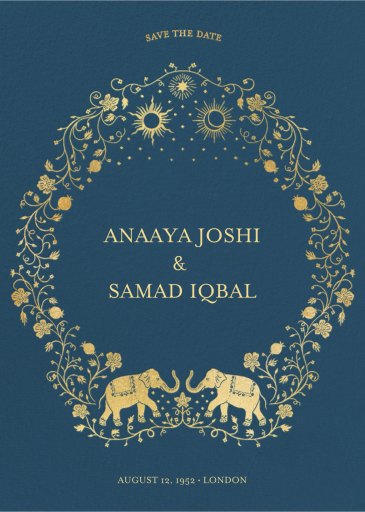 Aranya Wreath - Save the Date by Chand Sitara