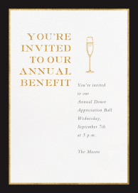Oro (Tall) - Appreciation Event Invitation by Paperless Post