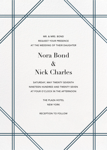 Caning - Wedding - Wedding Invitation by Jonathan Adler
