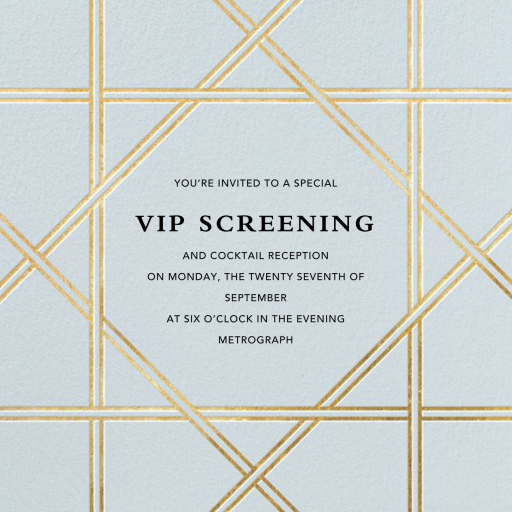 Southampton (New) - Viewing Party Invitation by Jonathan Adler