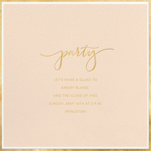 Fine Band Party - Celebration Invitation by Sugar Paper