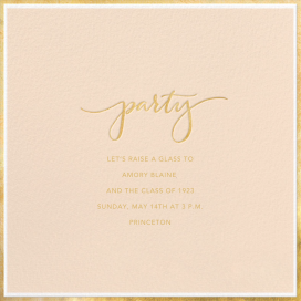 Fine Band Party - Graduation Party Invitation by Sugar Paper
