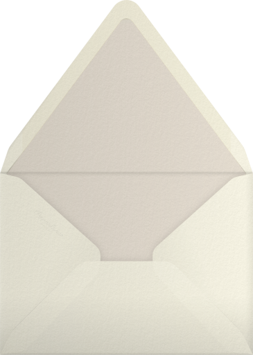 Edge Stain Ivory - Paperless Post Envelope