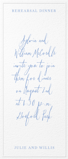 Letter of Love - Rehearsal Dinner Invitation by Paperless Post