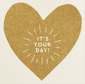 It's Your Day - Birthday Card by The Indigo Bunting