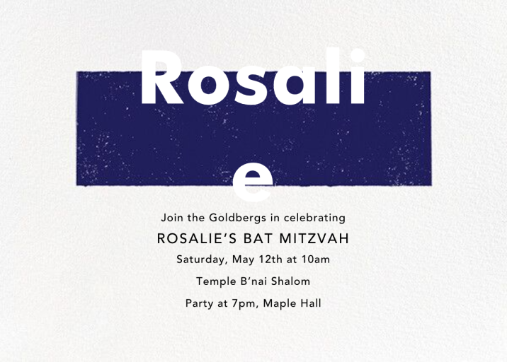 A Love Supreme - Bar & Bat Mitzvah Invitation by Paperless Post
