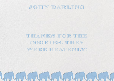 Pink Elephant Horizontal by Paperless Post