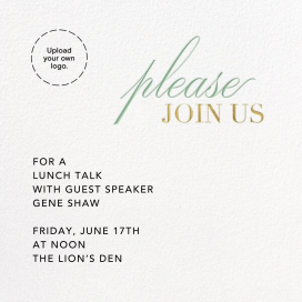 Please Join Us by Paperless Post