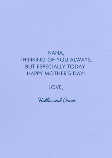 Grand Tea - Mother's Day Card by Hello!Lucky - Back