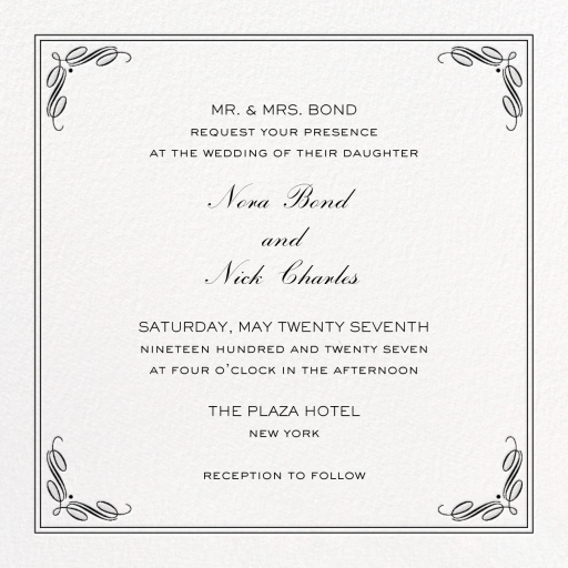 Regency Square - Engagement Party Invitation by Paperless Post