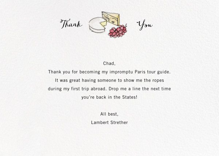 Monsieur Affineur - Stationery by Paperless Post