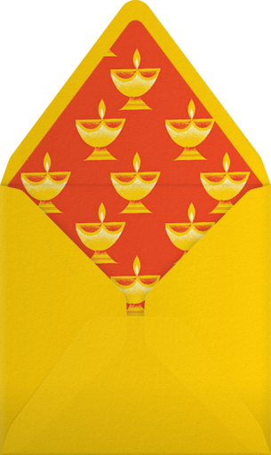 Diwali Lights - Paperless Post Envelope