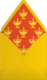 Diwali Lights - Paperless Post Envelope