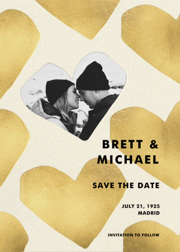 Full Heart - Save the Date by kate spade new york