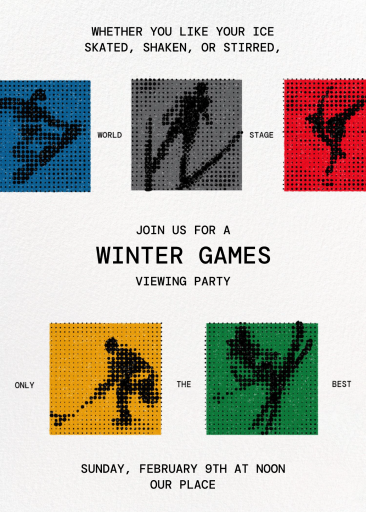 Winter Games - Invitation by Paperless Post