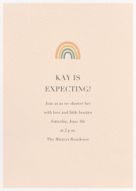Mini Rainbow - Baby Shower Invitation by Sugar Paper