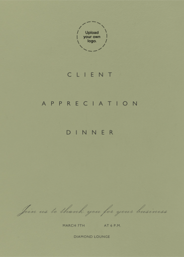 Simply Said - Client Appreciation Invitation by Paperless Post