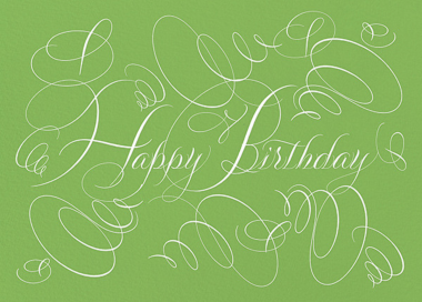 Happy Birthday - Birthday Card by Bernard Maisner