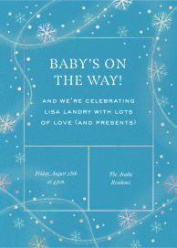 Snow Storm - Baby Shower Invitation by Paperless Post