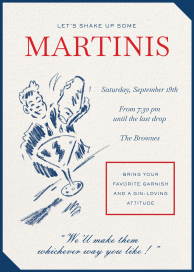 Frosty Martini - Cocktail Party Invitation by Sam Crosby