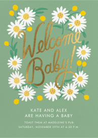 Welcome Baby - Baby Shower Invitation by Rifle Paper Co.