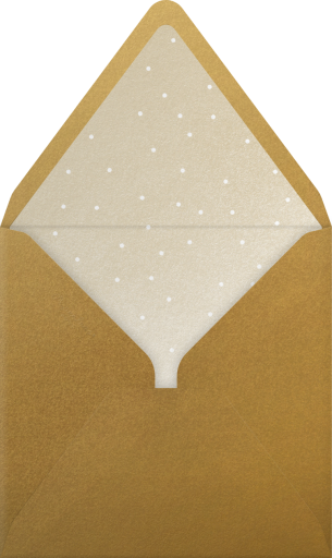 Snowflake Cutout - Paperless Post Envelope