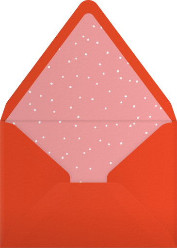 Elf Tree Holiday Party Invitation Envelope