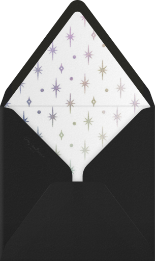 A Glowing New Year - Paperless Post Envelope