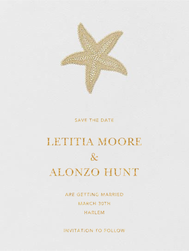 Sargasso (Save the Date) - Save the Date by Crane & Co.