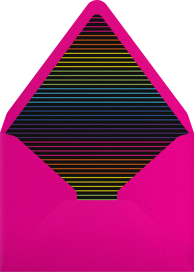 Neon Exclamation - Paperless Post Envelope