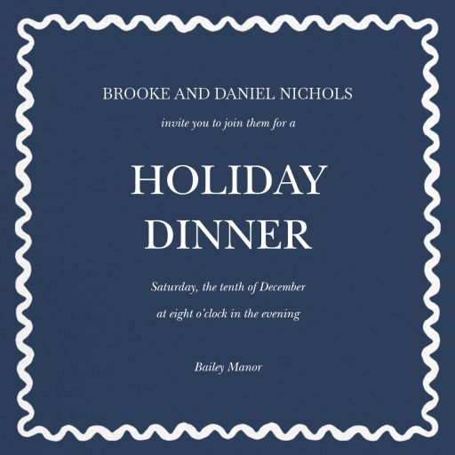 Merry Ribbon (Gina Langford) - Invitation by Dogwood Hill