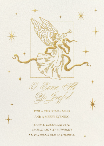 Heard on High - Invitation by Paperless Post