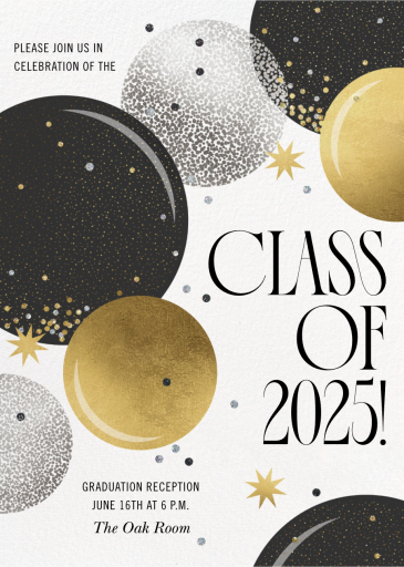 Sparkle Party - Graduation Party Invitation by Paperless Post