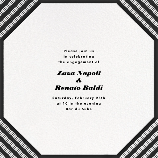 Claridge - Engagement Party Invitation by Paperless Post