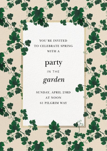 Vineyard Border by Oscar de la Renta