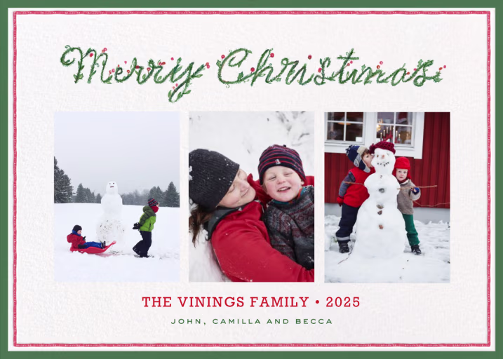 Merry Holly (Jennifer Ashley) - Christmas Card by Dogwood Hill