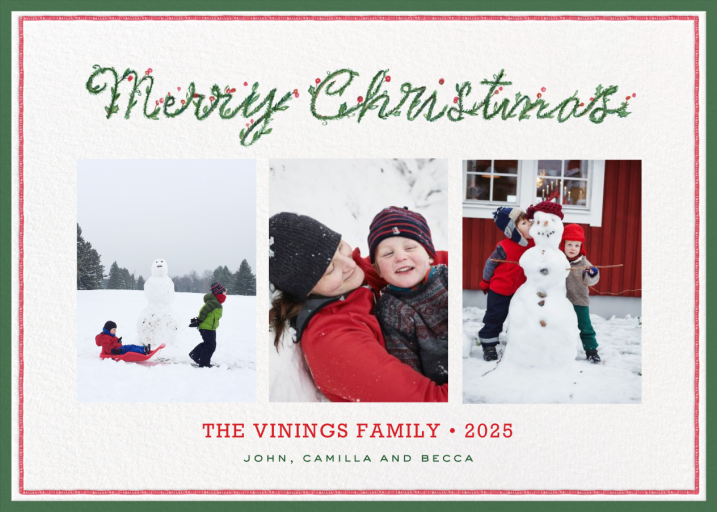 Merry Holly (Jennifer Ashley) - Holiday Card by Dogwood Hill