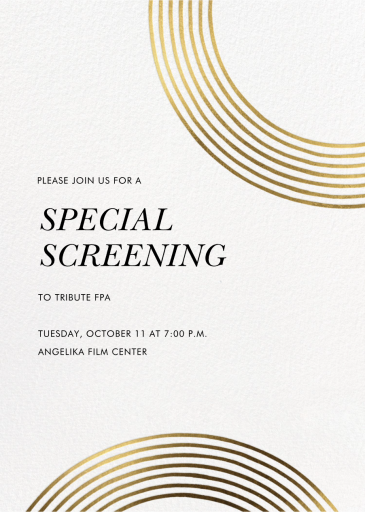 Sand Garden - Viewing Party Invitation by kate spade new york