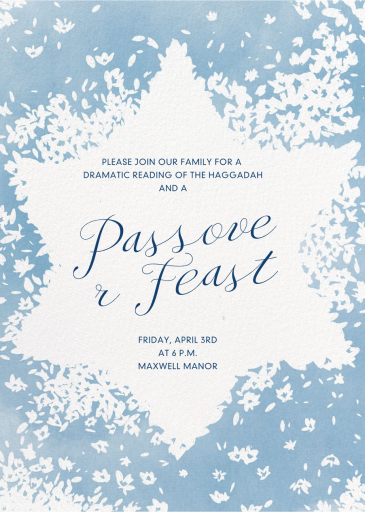 Flower Field - Passover Invitation by Paperless Post
