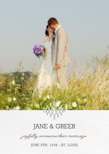 Photo Filigree by Paperless Post