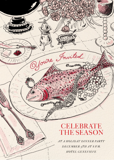 Fine Dining - Invitation by Joana Avillez