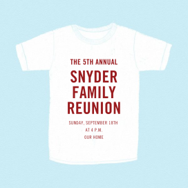 White T-Shirt by Paperless Post