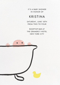 Yellow Duckie - Baby Shower Invitation by kate spade new york