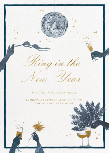 Midnight Sparkle - Invitation by Clementina Sketchbook