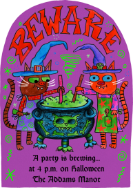 Bewitched - Halloween Invitation by Gentle Thrills