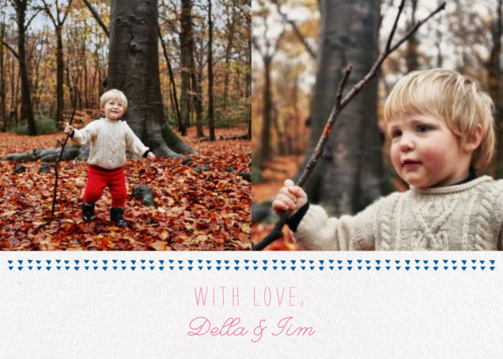 Triangles Splitscreen - Holiday Card by Paperless Post