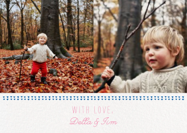 Triangles Splitscreen - Holiday Card by Paperless Post