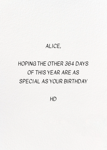 Frog Fête - Birthday Card by Hartland Cards - Back