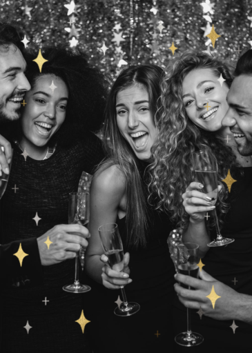 Space Age Stars Photo - New Year's Eve Invitation by Paperless Post