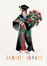 Grad Walk - Graduation Card by Mr. Boddington's Studio